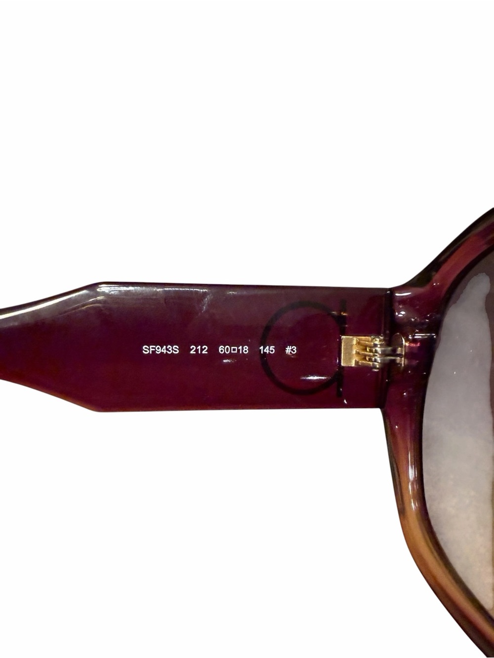 Salvatore Ferragamo Amber Gradient Oversized Sunglasses - Picture 5 of 8